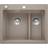 Blanco Pleon 6 Split Kitchen Sink 615 x 510 mm