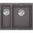 Blanco Inbouw Spoelbak Subline 340/160-U Rock Grey