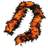Hisab Joker Feather Boa Orange/Black