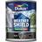 Dulux Weathershield Quick Dry Exterior Metal Paint, Wood Paint Black 0.75L