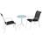 vidaXL 43314 Matgrupp, 1 Bord inkl. 2 Stolar