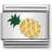 Nomination Composable Classic Pineapple Link Charm - Silver/Gold/Green