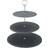 Utopia 3 Tier Slate Cake Stand 30cm