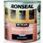 Ronseal 10 Year Woodstain, Wood Paint Black 0.75L