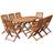 vidaXL 43378 Patio Dining Set, 1 Table incl. 8 Chairs