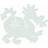 Hama Beads Midi Pegboard Dragon 305