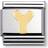 Nomination Composable Classic Link Letter Y Charm - Silver/Gold