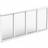 Halle Primo GZVHHISF Aluminium Skjutfönster 2-glasfönster 382.5x119cm