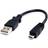 StarTech USB 2.0 A - USB Micro B Adapter M-M Black 0.2m