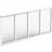 Halle Primo GZVHHISF4C Aluminium Skjutfönster 2-glasfönster 312.5x119cm