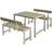 Plus 185582-1 Cafésæt, 1 borde inkl. 2 stole & 2 sofaer