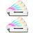Corsair Vengeance RGB LED Pro White DDR4 3000MHz 8x8GB (CMW64GX4M8C3000C15W)
