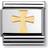 Nomination Composable Classic Link Cross Religious Symbol Charm - Silver/Gold