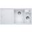 Blanco Axia Évier De Cuisine 523466 III 6 S Blanc Mat