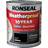 Ronseal 10 Year Weatherproof Wood Paint Black 2.5L