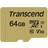 Transcend 500S microSDXC Class 10 UHS-I U3 V30 95/60MB/s 64GB +Adapter