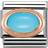 Nomination Composable Classic Link Birthstone Charm - Silver/Rose Gold/Turquoise