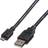 Roline USB A-USB Micro-B 2.0 1.8m