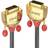 Lindy Gold Line DVI-D - DVI-D Dual Link M-F 2m