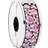 Pandora Pave Clip Charm - Silver/Pink