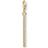 Thomas Sabo Charm Club Vertical Bar Short Charm - Gold/White