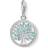 Thomas Sabo Charm Club Tree of Love Charm Pendant - Silver/White/Turquoise