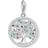 Thomas Sabo Charm Club Tree of Love Charm Pendant - Silver/Multicolour