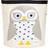 3 Sprouts Snowy Owl Storage Bin