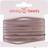 Infinity Hearts Satinband Double Sided 3mm 017 Grå - 5m