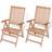 vidaXL 43029 2-pack Havestol