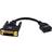 Kramer HDMI - DVI-D Single Link M-F 0.3m