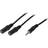 LogiLink 3.5mm - 2x3.5mm M-F 0.2m