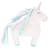 Sass & Belle Rainbow Unicorn Cushion 3.5x13.8"