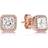 Pandora Timeless Elegance Earrings - Rose Gold/Transparent