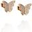 Efva Attling Little Miss Butterfly Gold w. Diamonds Earrings (12-101-01012-0000)