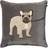 Chhatwal & Jonsson Bull Dog Cushion Cover Grey (50x50cm)