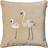 Chhatwal & Jonsson Flamingo Cushion Cover Beige (50x50cm)