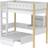 Flexa White High Bed with Casa Module 42.9x82.7"