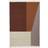 ferm LIVING Borders Rød, Brun 160x250cm