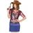 Th3 Party T-Shirt für Erwachsene Cowgirl