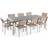 Beliani Grosseto Patio Dining Set, 1 Table incl. 8 Chairs