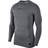 Nike Pro Long Sleeve Top Men - Carbon Heather/Black/Black