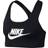 Nike Swoosh Futura Bra White/Black Female