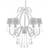 vidaXL Maria Theresa 6-Arm Pendant Lamp 54.5cm