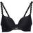 Marie Jo Tom Heart Shape Padded Bra - Charcoal