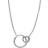 Skagen Kariana Pendant Necklace - Silver/Transparent