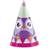Amscan Hats Party Cone Happy Owl 8-pack