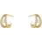 Georg Jensen Halo Gold Earrings - Gold/Diamonds