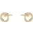 Georg Jensen Halo Earrings - Gold/Diamonds