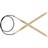 Knitpro Basix Birch Fixed Circular Needles 100cm 12mm